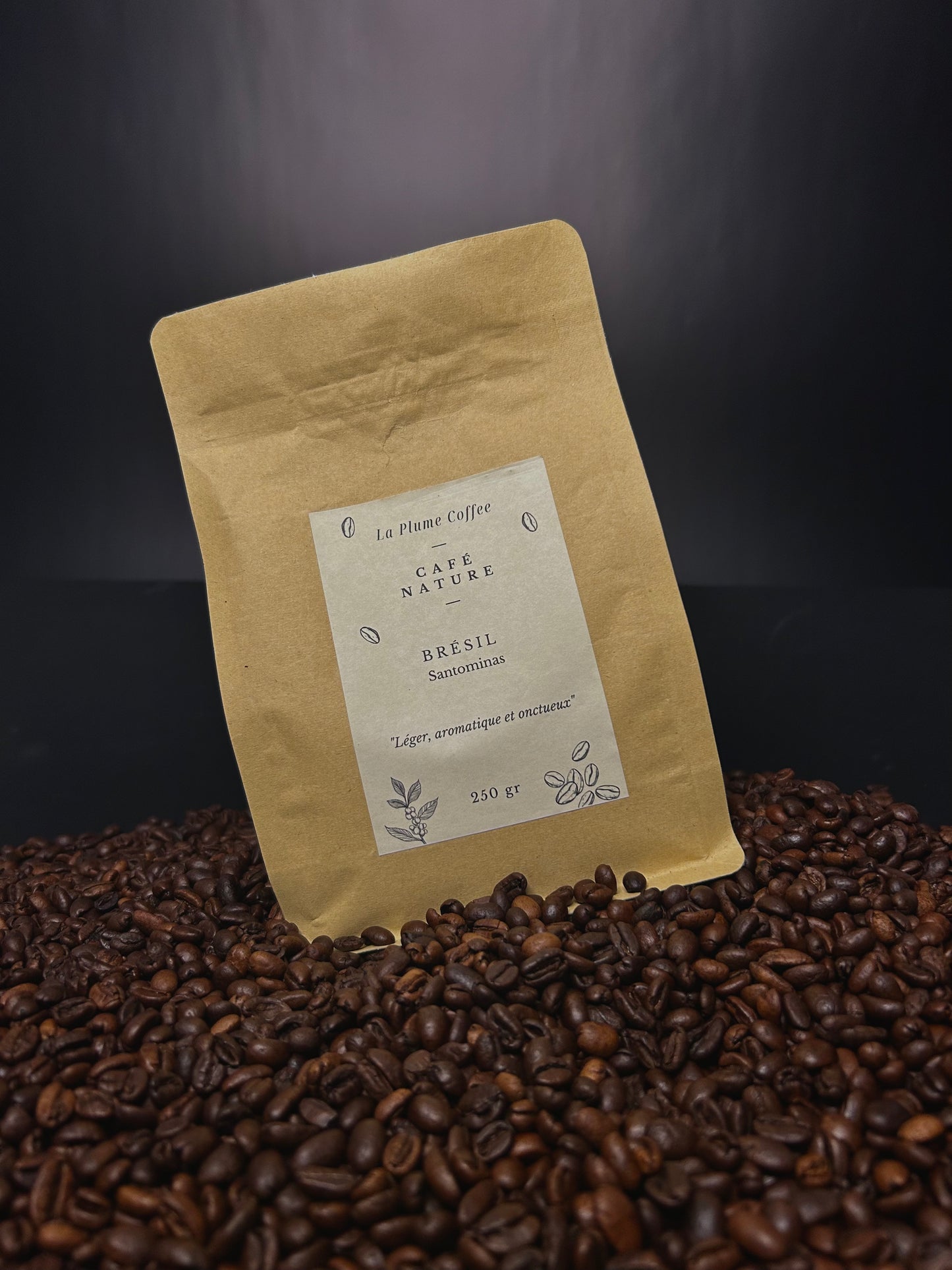 Ground Brazilian coffee